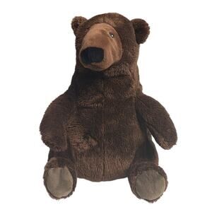 Kohls Grizzly Bear Plush Stuffed Animal Brown Cute Sitting Perfect Day Story